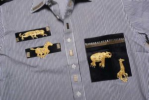 Marquis brand handmade  Animal Print Shirt
