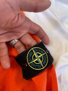 Stone Island Orange Sweatshirt