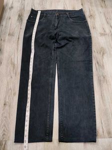 Sc9977 Black Dot Beggy Jeans Waist 34