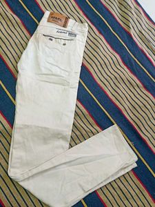 Men's Casual Beige Trousers