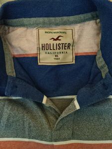 Striped Hollister Polo Shirt