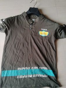 Graphic Print Polo Shirt