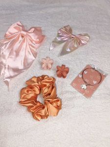 Hair Accessories and Bracelet Set