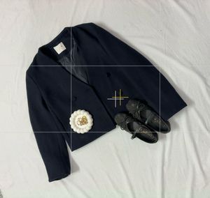 Elegant Navy Blue Jacket