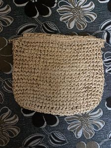 Woven Straw bag (Sling is not there)
