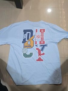 Light Blue Graphic T-Shirt