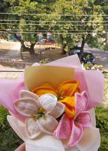 Big Crochet Lily Bouquet