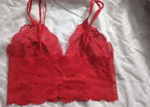 Red Lace Bralette