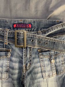 Vintage Belted Jeans