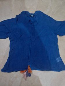 4 Top Combo Boho Blue Tassel