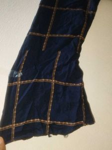 Checked Midi Dress