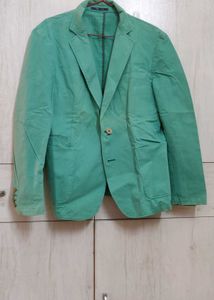Stylish Mint Green Allen Solly Blazer For Men