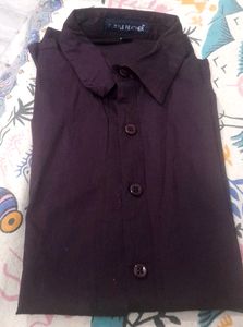 Dark Brown Shirt For Women