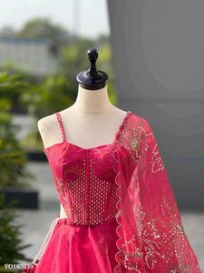 Red Partywear Lehenga