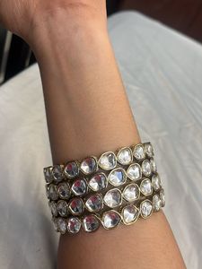 Kundan Bangles - Set of 4