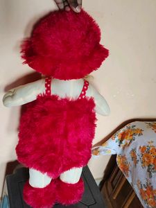 Cute Red Plush Doll