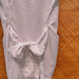 White Sleeveless Top