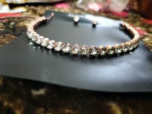 Necklace And Ear Stud Set