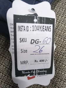 DG60 Size-26 Cargo Jeans