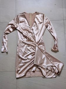 Satin Short Dress