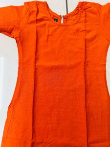 Orange Kurta
