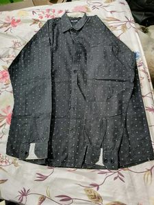 Black White Printed Shirt