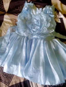 Frock For Baby Girl Half Sleeves 6 To 9 Months