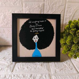 5 Mini Black Blank Photo Frame