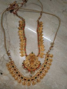 Two Temple Design Necklace
