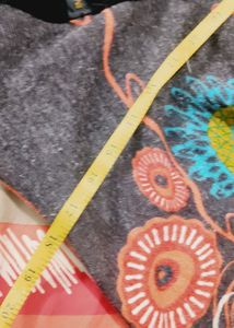 Floral Print Tunic Top Knee Length