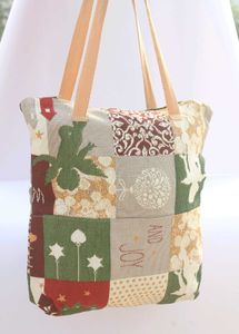 Floral Patchwork Tote Bag