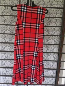 Red Checked Dress