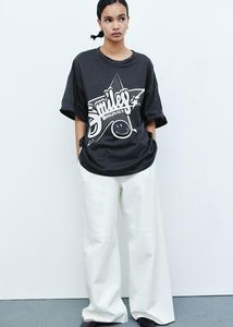 H&amp;M Smiley Oversized Tee