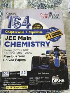 Disha JEE Mains PYQs Chapterwise