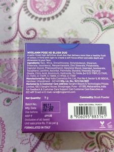 MyGlamm Pose HD Blush Duo