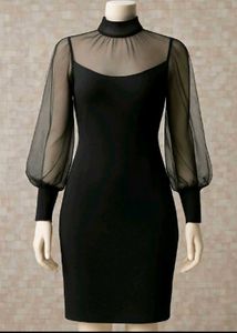 Black Onepiece Dress, Short Dress, Mini Dress