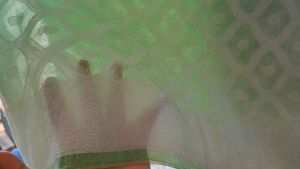 Mint Green Diamond Pattern Fabric ✨