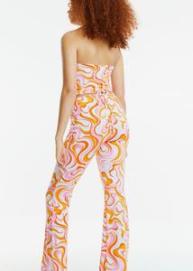 Retro Swirl Halter Top