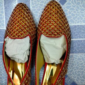 Sparkling Jewel Embellished Heels