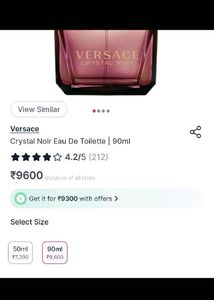 Versace Crystal Noir