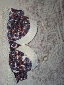 Floral Print Bra