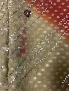 Sparkling Ombre Saree With Blouse