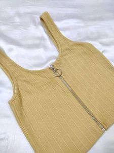 Mustard Cami Top