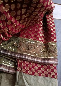 New Heavy Work Saree With Blouse