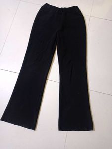 Black Stretchable Warm Pant