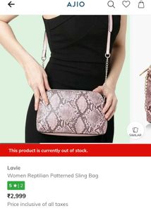 Lavie Reptilian Sling Bag