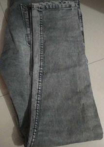 Grey Wash Denim Jeans