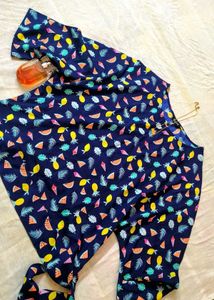 Fun Fruit Print Top