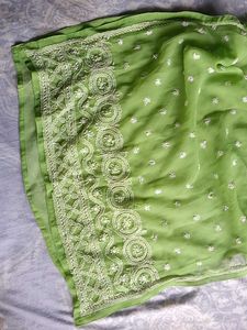 Lime Green Embroidered Kurti🌿💚✨