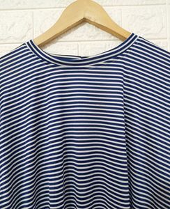Blue Stripped Women's Top
